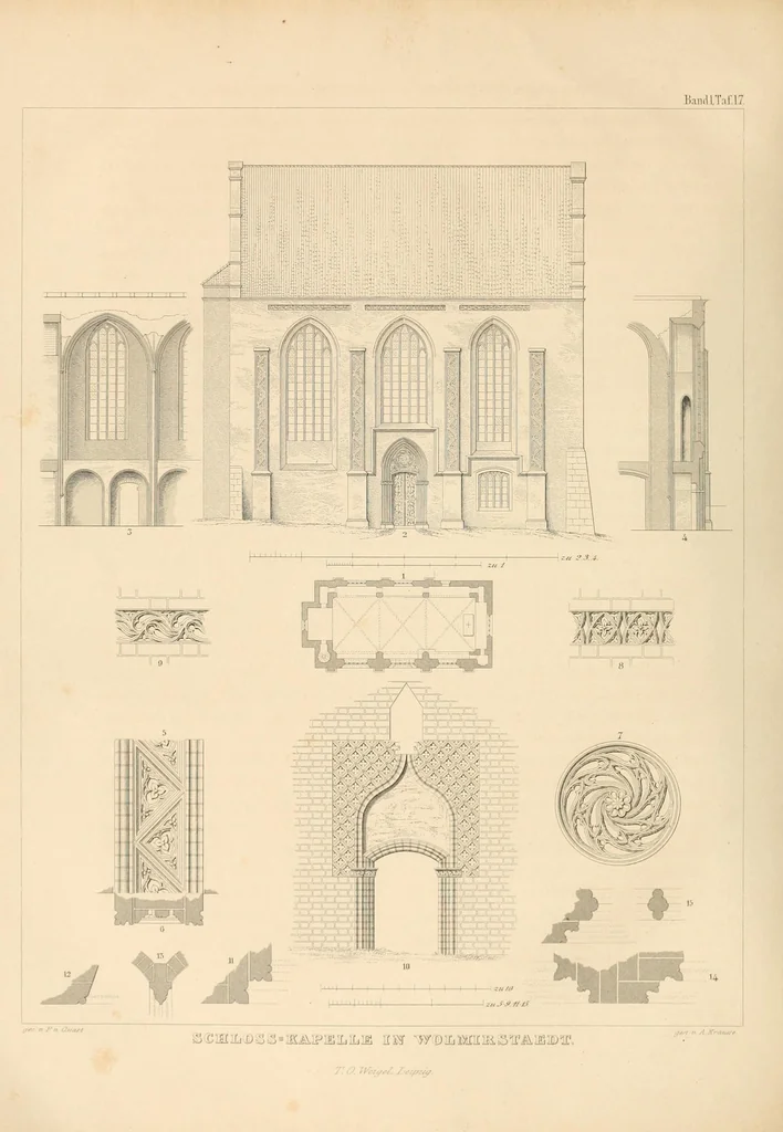 An illustration from Zeitschrift für christliche Archäologie und Kunst, 1856, leaf 340