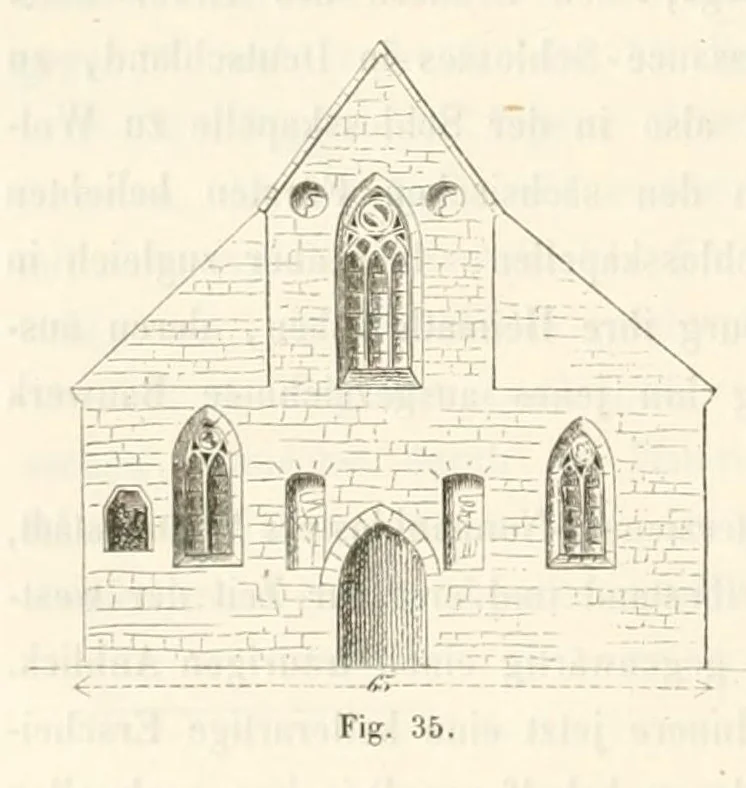 An illustration from Zeitschrift für christliche Archäologie und Kunst, 1856, leaf 346