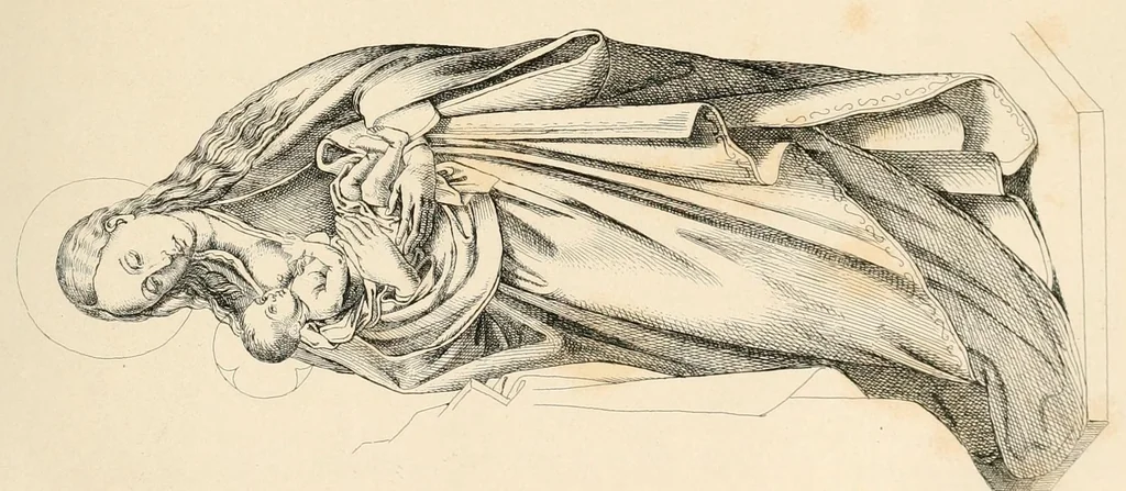 An illustration from Zeitschrift für christliche Archäologie und Kunst, 1856, leaf 17