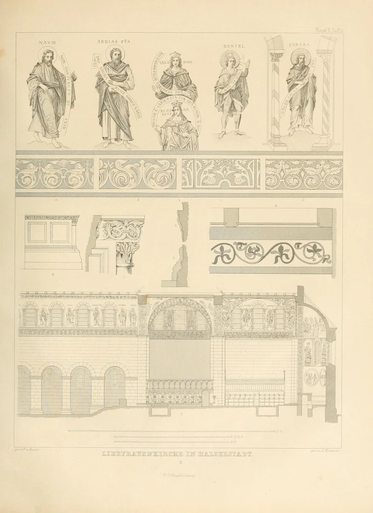 An illustration from Zeitschrift für christliche Archäologie und Kunst, 1856, leaf 229