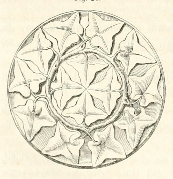 An illustration from Zeitschrift für christliche Archäologie und Kunst, 1856, leaf 248