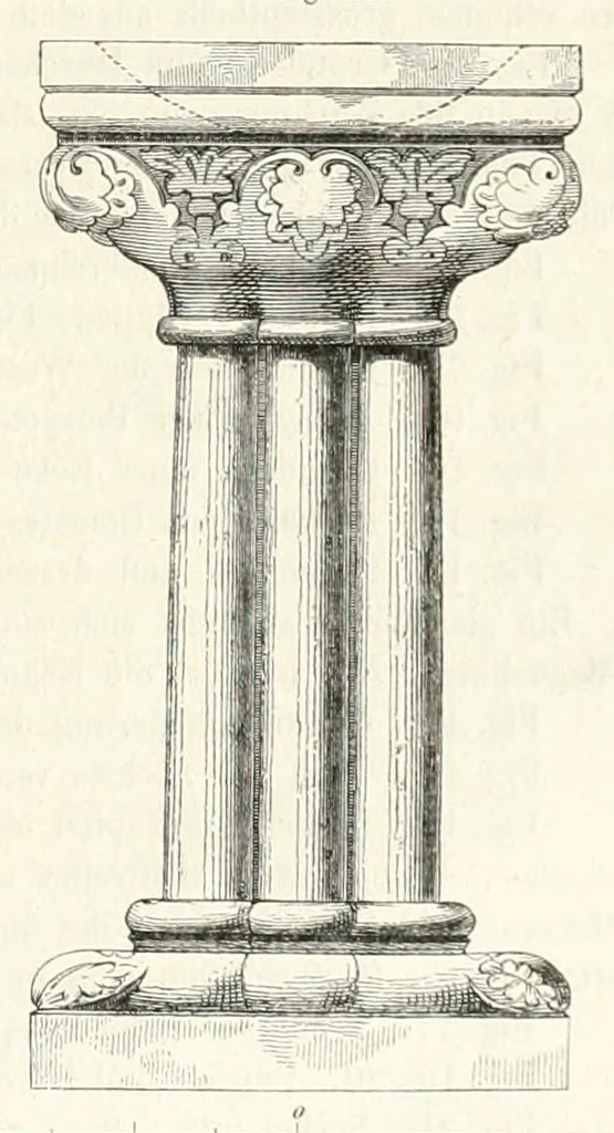An illustration from Zeitschrift für christliche Archäologie und Kunst, 1856, leaf 257