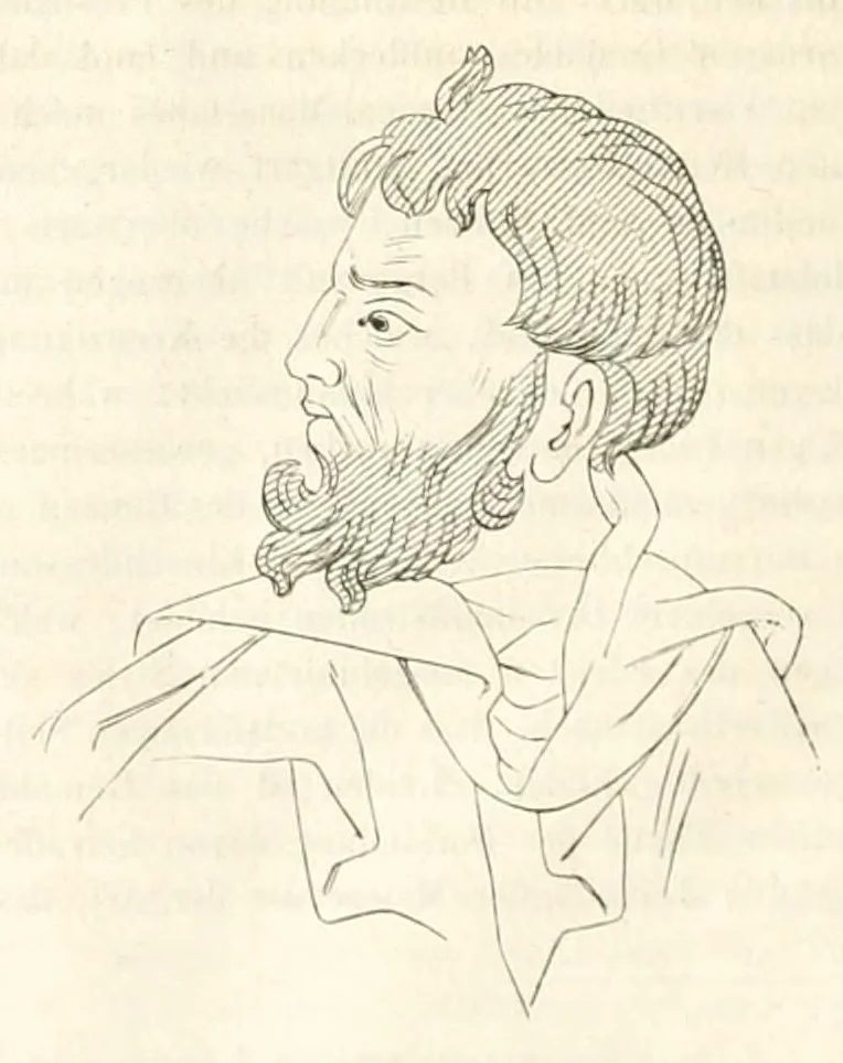 An illustration from Zeitschrift für christliche Archäologie und Kunst, 1856, leaf 354