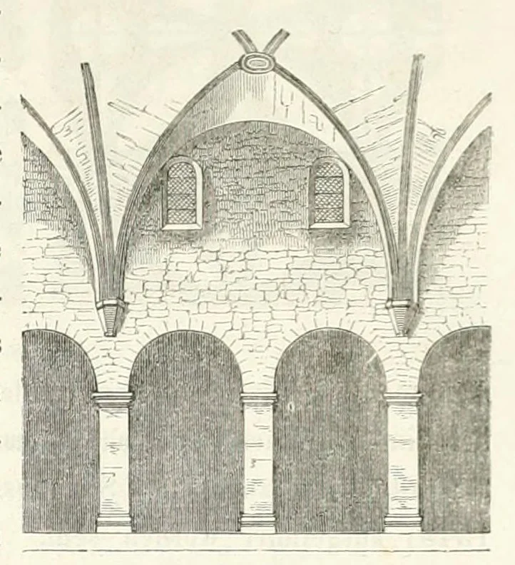 An illustration from Zeitschrift für christliche Archäologie und Kunst, 1856, leaf 95