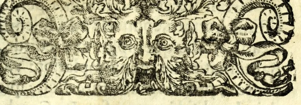 An illustration from Zeno : tragoedia ; Mercia : tragoedia, 1648, leaf 109