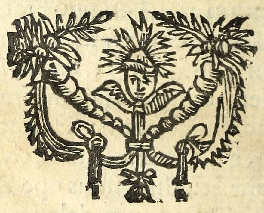 An illustration from Zeno : tragoedia ; Mercia : tragoedia, 1648, leaf 6