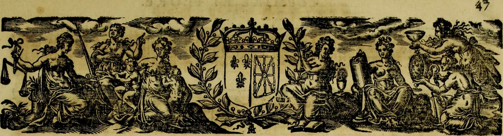 An illustration from Zephire et Flore, opera, 1688, leaf 56