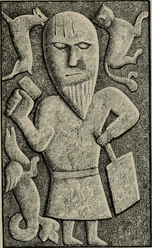 An illustration from Zeus : a study in ancient religion, 1914, leaf 118