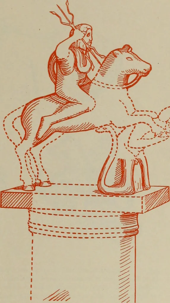 An illustration from Zeus : a study in ancient religion, 1914, leaf 130