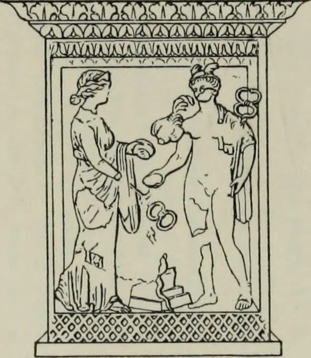 An illustration from Zeus : a study in ancient religion, 1914, leaf 150