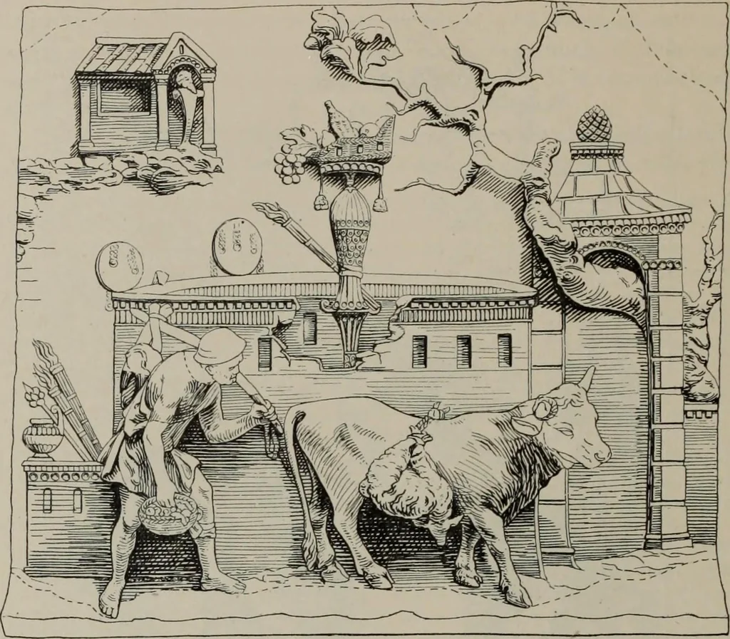 An illustration from Zeus : a study in ancient religion, 1914, leaf 221