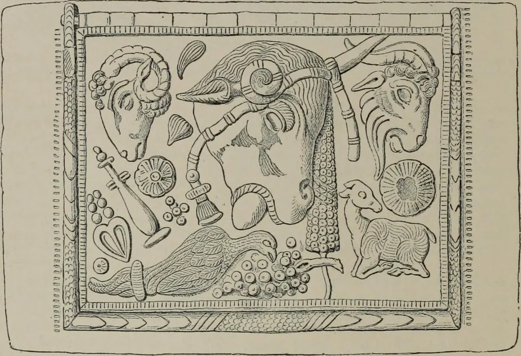 An illustration from Zeus : a study in ancient religion, 1914, leaf 223
