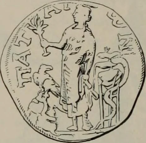 An illustration from Zeus : a study in ancient religion, 1914, leaf 263