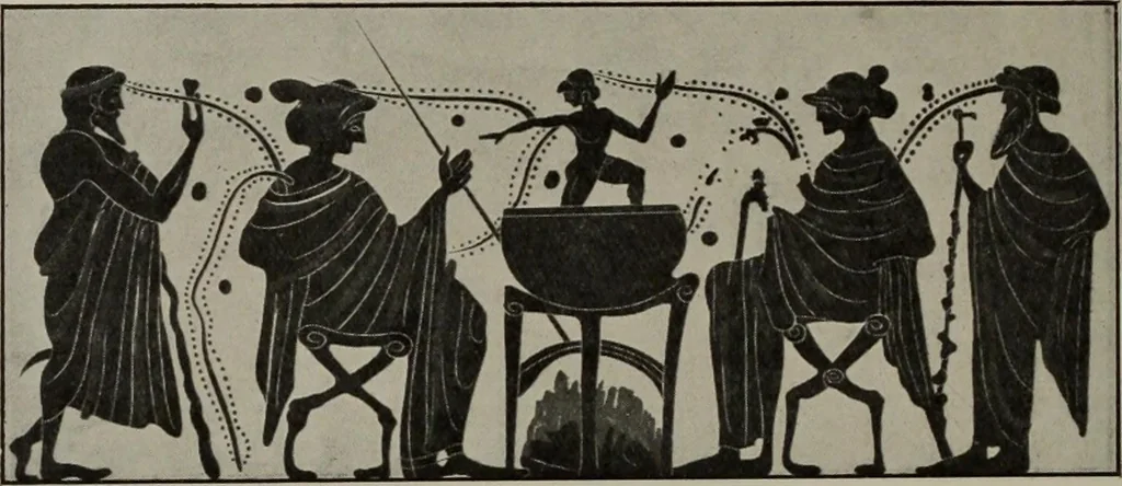 An illustration from Zeus : a study in ancient religion, 1914, leaf 302