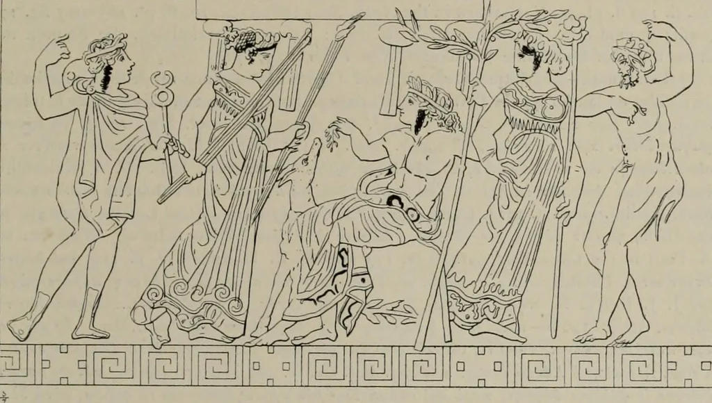 An illustration from Zeus : a study in ancient religion, 1914, leaf 359