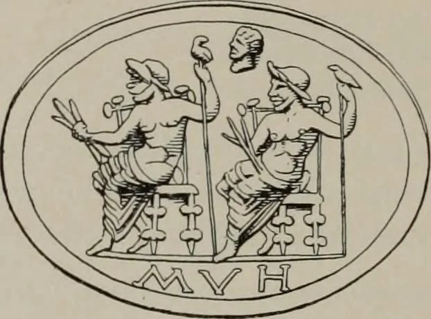 An illustration from Zeus : a study in ancient religion, 1914, leaf 416