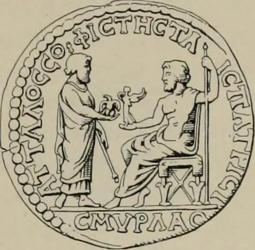 An illustration from Zeus : a study in ancient religion, 1914, leaf 417