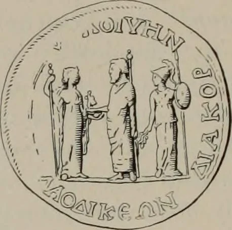 An illustration from Zeus : a study in ancient religion, 1914, leaf 418