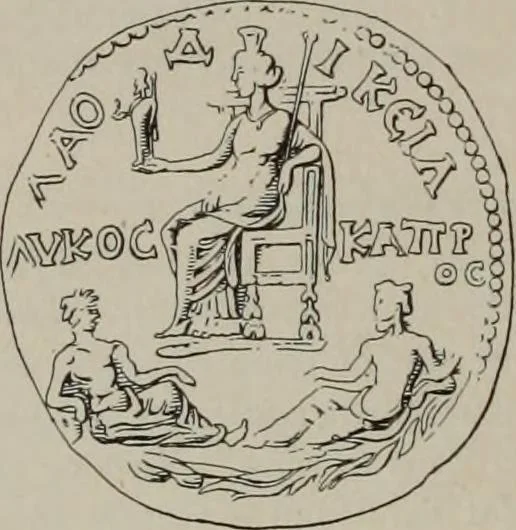 An illustration from Zeus : a study in ancient religion, 1914, leaf 418