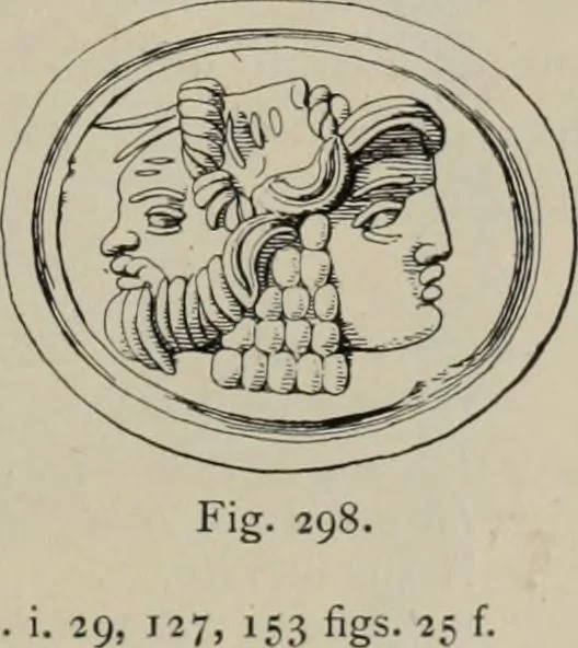 An illustration from Zeus : a study in ancient religion, 1914, leaf 489
