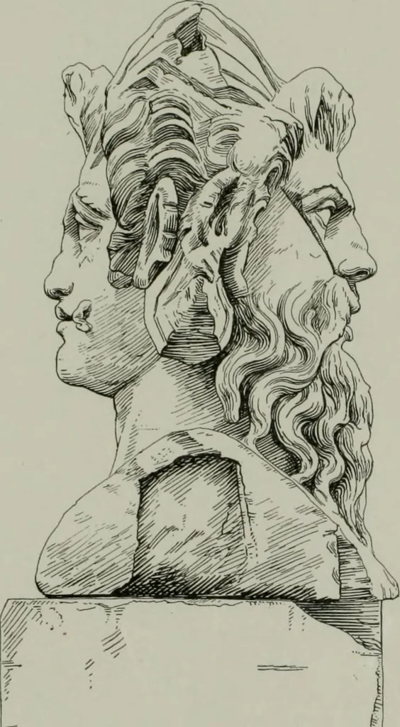 An illustration from Zeus : a study in ancient religion, 1914, leaf 498