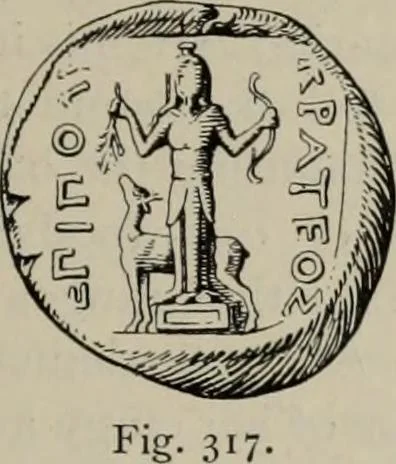 An illustration from Zeus : a study in ancient religion, 1914, leaf 523