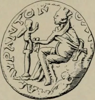 An illustration from Zeus : a study in ancient religion, 1914, leaf 541