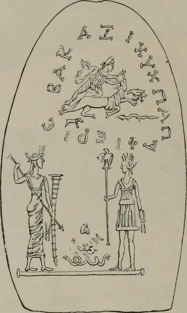 An illustration from Zeus : a study in ancient religion, 1914, leaf 631