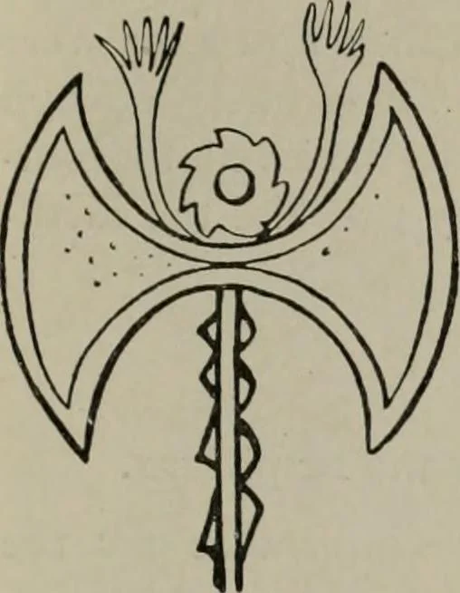 An illustration from Zeus : a study in ancient religion, 1914, leaf 649