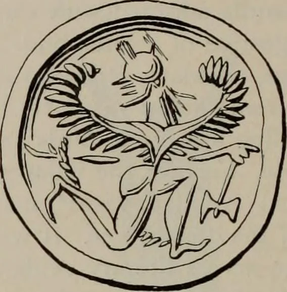 An illustration from Zeus : a study in ancient religion, 1914, leaf 666