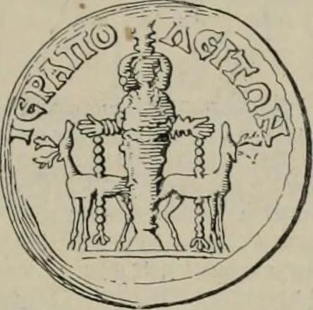 An illustration from Zeus : a study in ancient religion, 1914, leaf 689