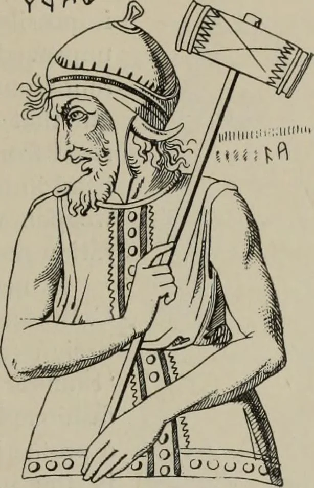 An illustration from Zeus : a study in ancient religion, 1914, leaf 765