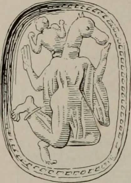 An illustration from Zeus : a study in ancient religion, 1914, leaf 848