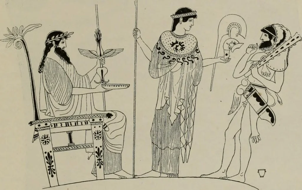 An illustration from Zeus : a study in ancient religion, 1914, leaf 863
