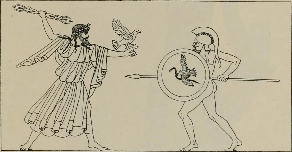 An illustration from Zeus : a study in ancient religion, 1914, leaf 873