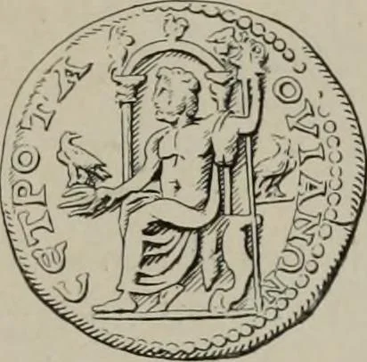 An illustration from Zeus : a study in ancient religion, 1914, leaf 885