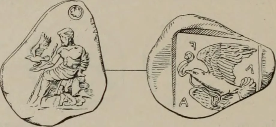 An illustration from Zeus : a study in ancient religion, 1914, leaf 892