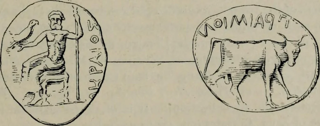 An illustration from Zeus : a study in ancient religion, 1914, leaf 20