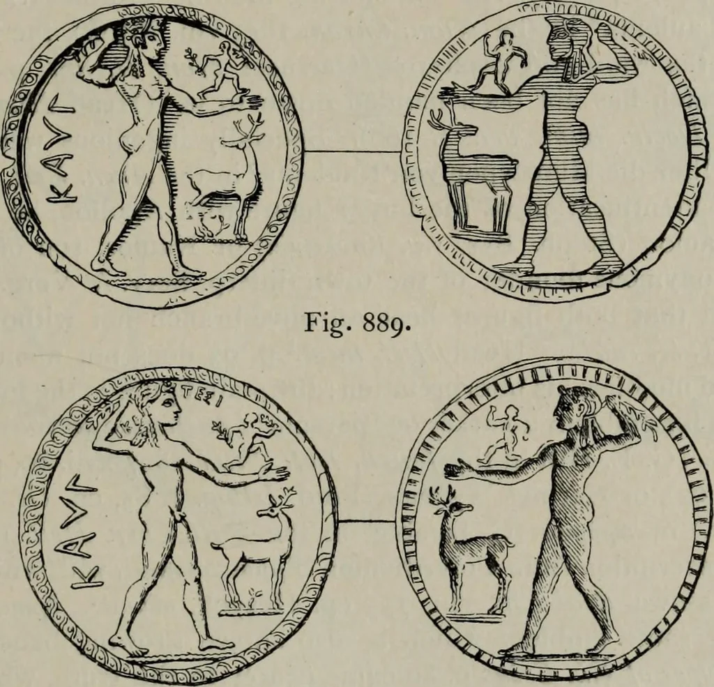 An illustration from Zeus : a study in ancient religion, 1914, leaf 200