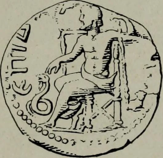 An illustration from Zeus : a study in ancient religion, 1914, leaf 238
