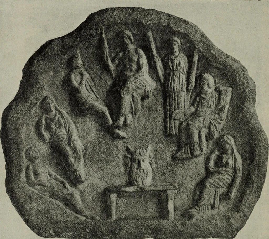 An illustration from Zeus : a study in ancient religion, 1914, leaf 277