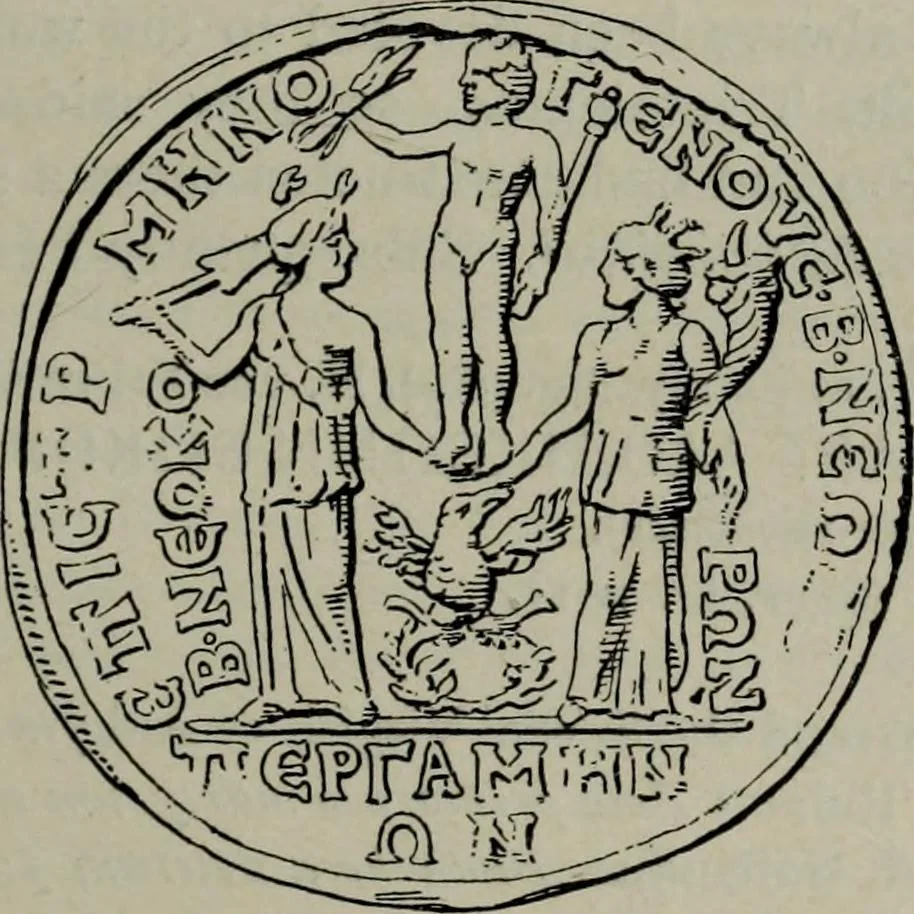 An illustration from Zeus : a study in ancient religion, 1914, leaf 347