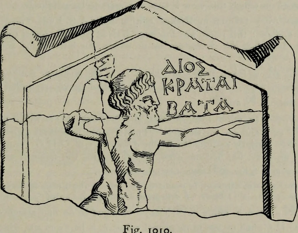 An illustration from Zeus : a study in ancient religion, 1914, leaf 376