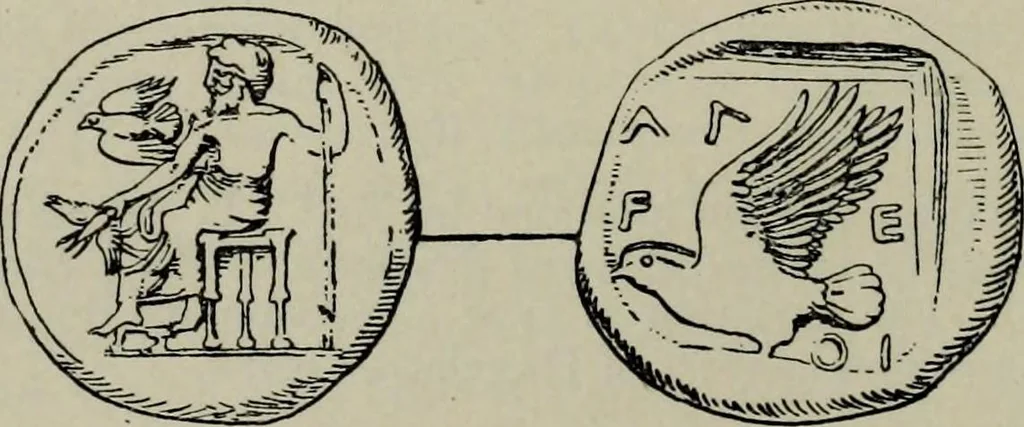 An illustration from Zeus : a study in ancient religion, 1914, leaf 389