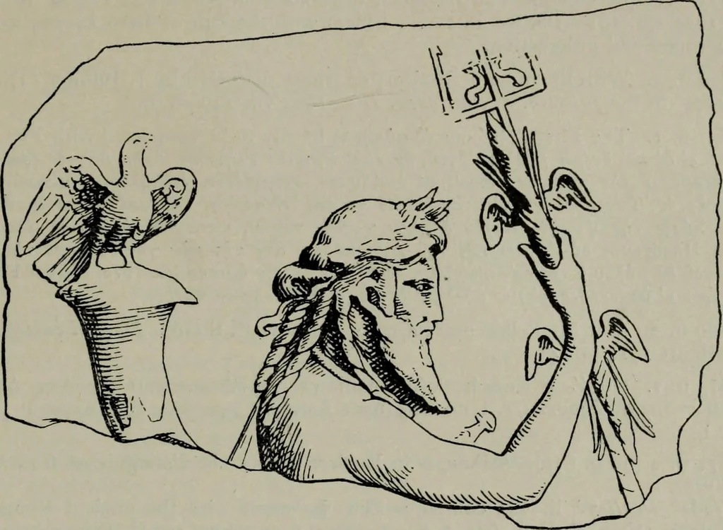 An illustration from Zeus : a study in ancient religion, 1914, leaf 390