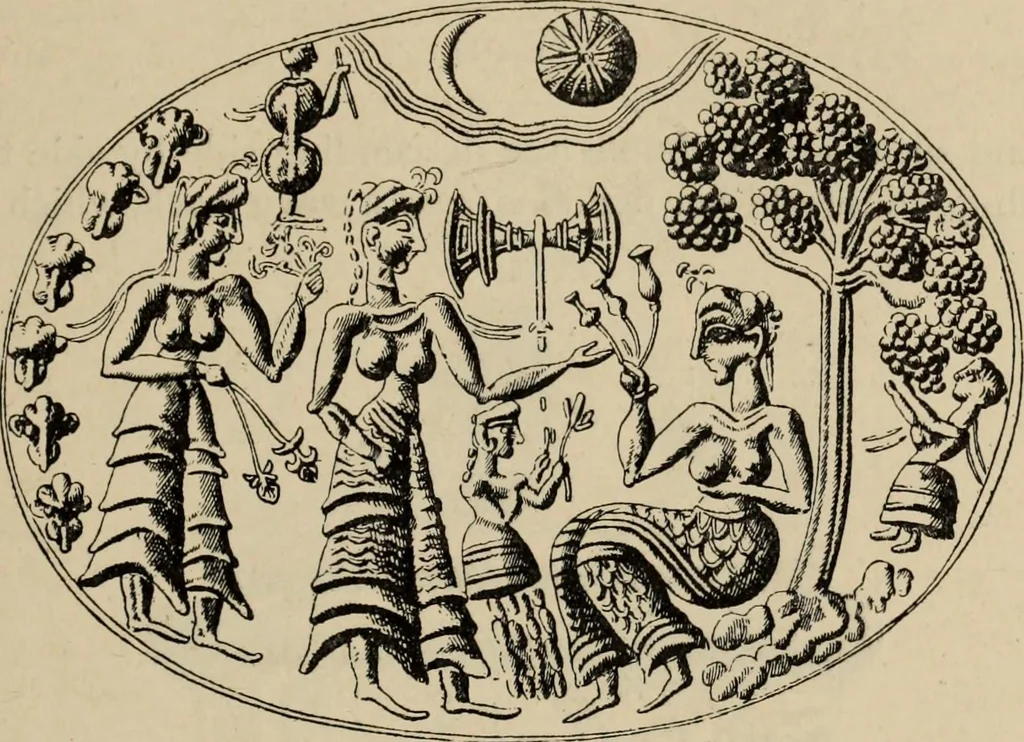 An illustration from Zeus : a study in ancient religion, 1914, leaf 100