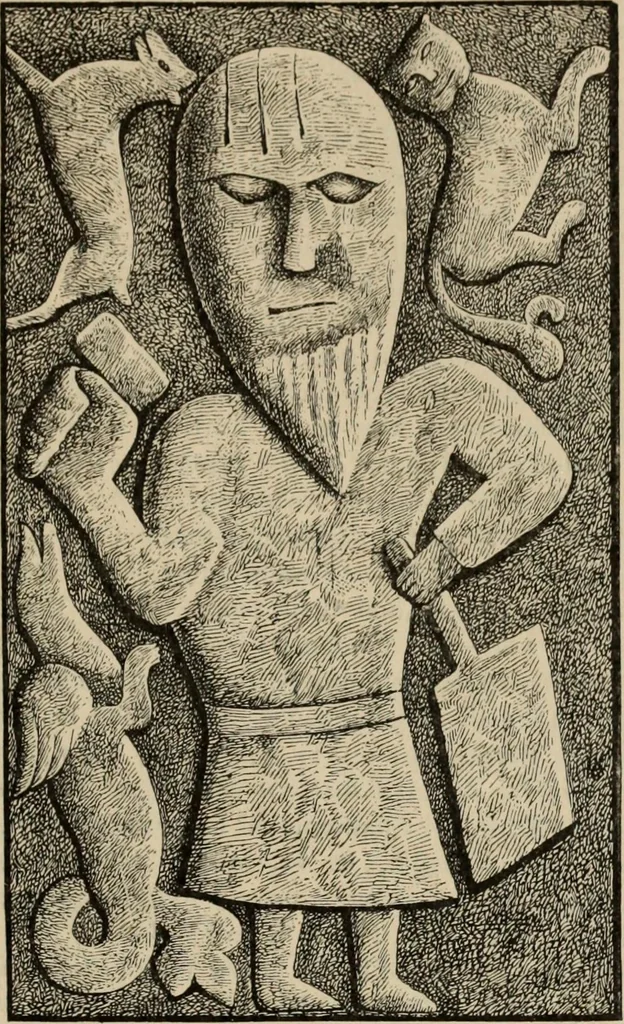 An illustration from Zeus : a study in ancient religion, 1914, leaf 118