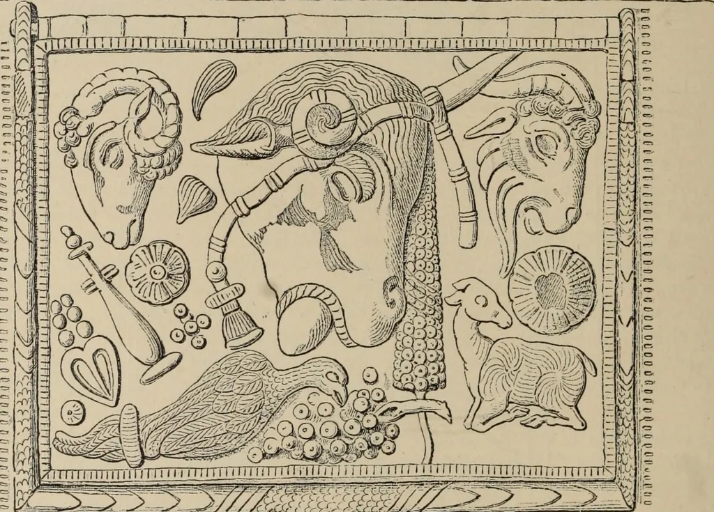 An illustration from Zeus : a study in ancient religion, 1914, leaf 223