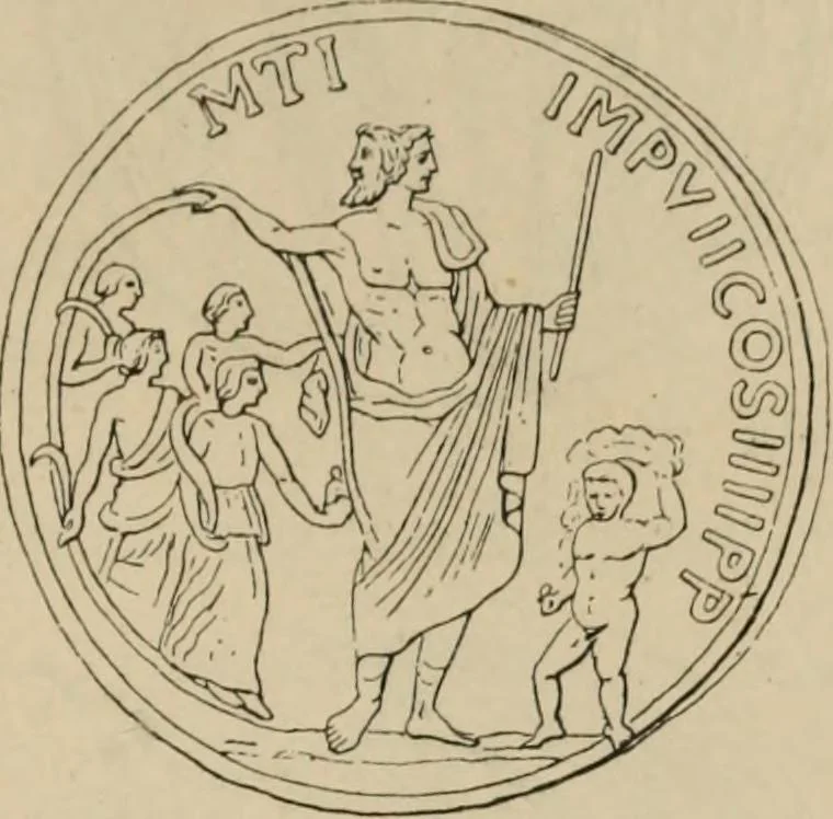 An illustration from Zeus : a study in ancient religion, 1914, leaf 470
