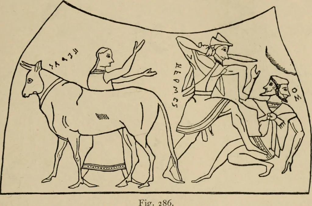 An illustration from Zeus : a study in ancient religion, 1914, leaf 478